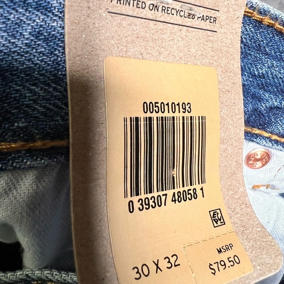 Levi's Denim Jeans with Button Fly - Picture 9 of 9